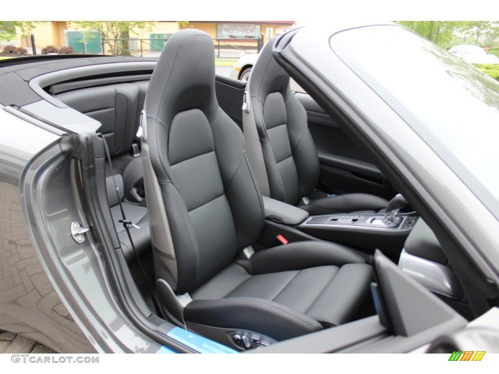 Black Interior 2012 Porsche New 911 Carrera S Cabriolet Photo #64815632