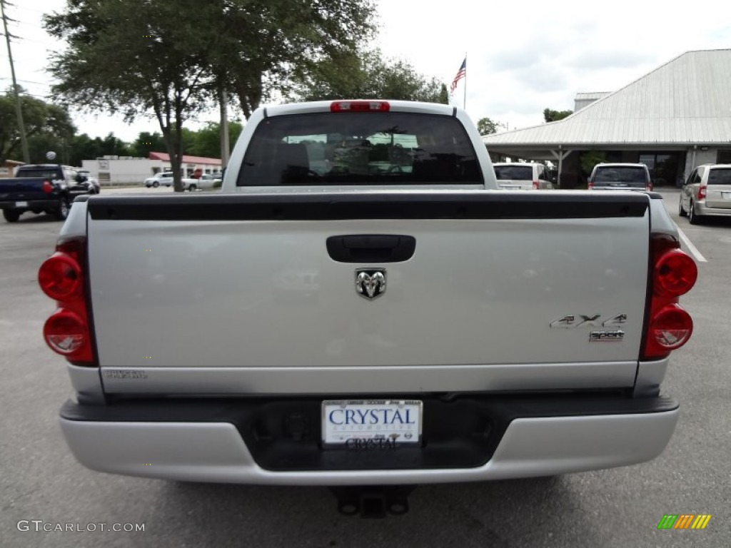 2007 Ram 1500 Sport Regular Cab 4x4 - Bright Silver Metallic / Medium Slate Gray photo #6