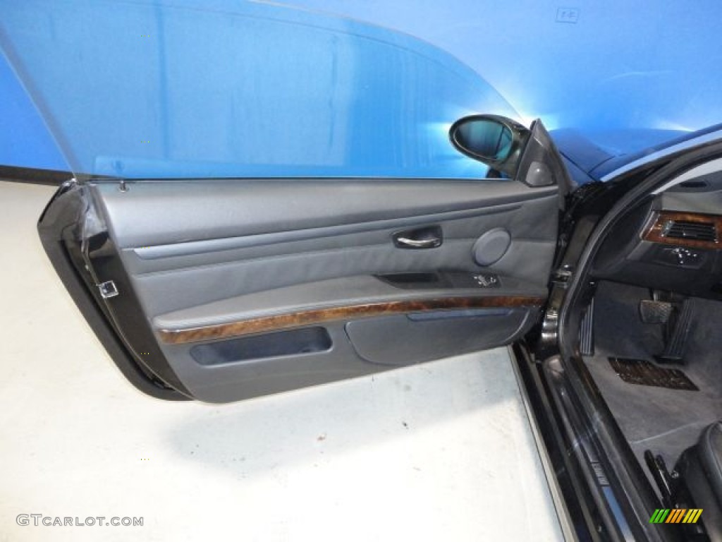 2008 3 Series 335xi Coupe - Jet Black / Black photo #9