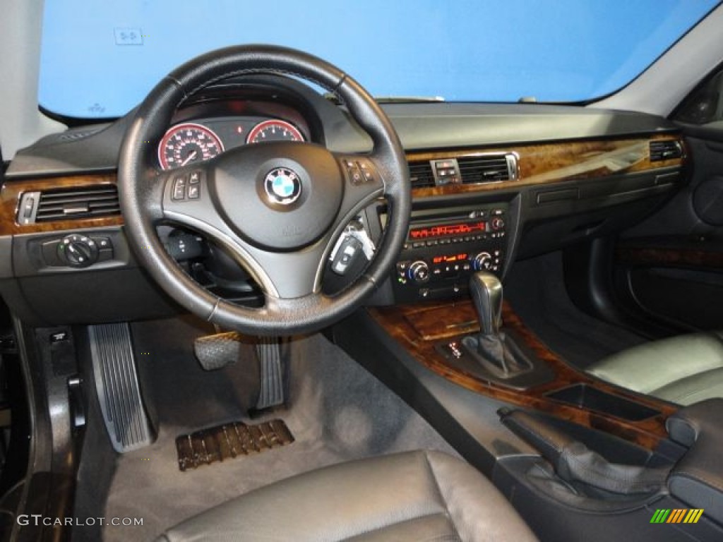 2008 3 Series 335xi Coupe - Jet Black / Black photo #11