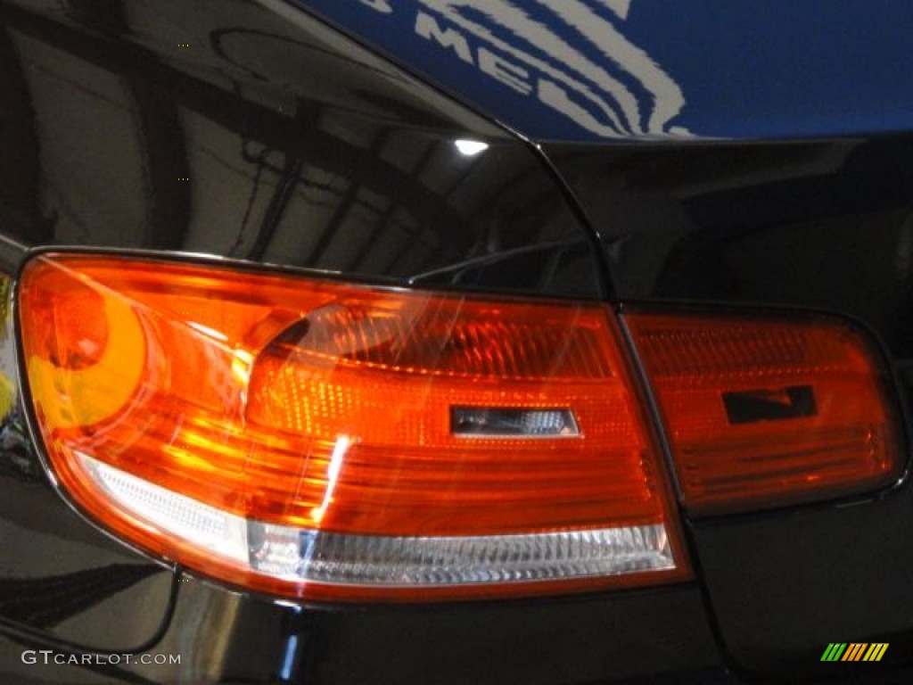 2008 3 Series 335xi Coupe - Jet Black / Black photo #24