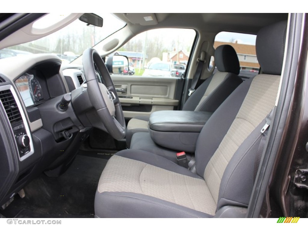 2011 Ram 1500 SLT Quad Cab 4x4 - Brilliant Black Crystal Pearl / Dark Slate Gray/Medium Graystone photo #9