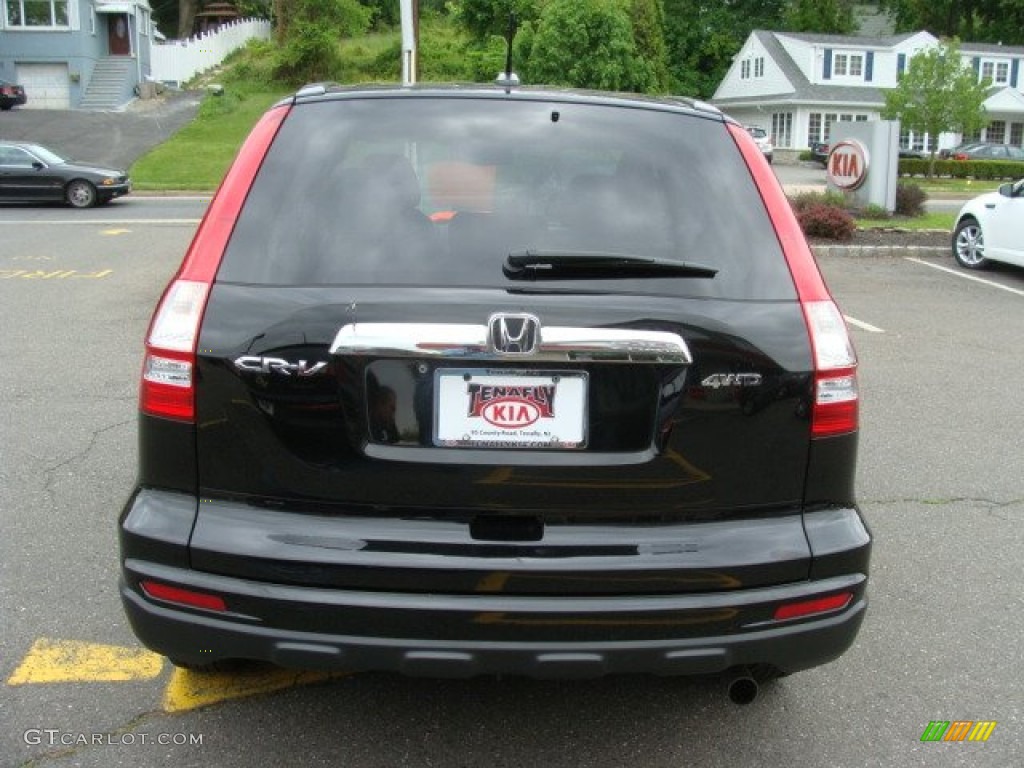 2010 CR-V EX-L AWD - Crystal Black Pearl / Ivory photo #5