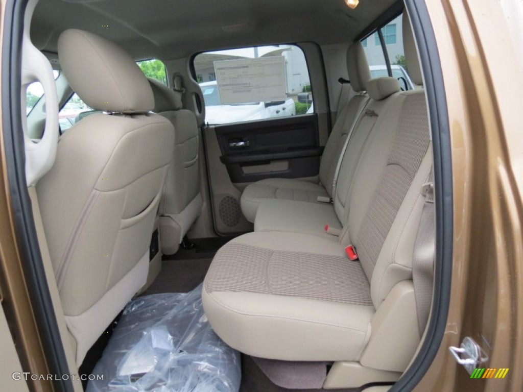 Light Pebble Beige/Bark Brown Interior 2012 Dodge Ram 3500 HD Big Horn Crew Cab Dually Photo #64822969