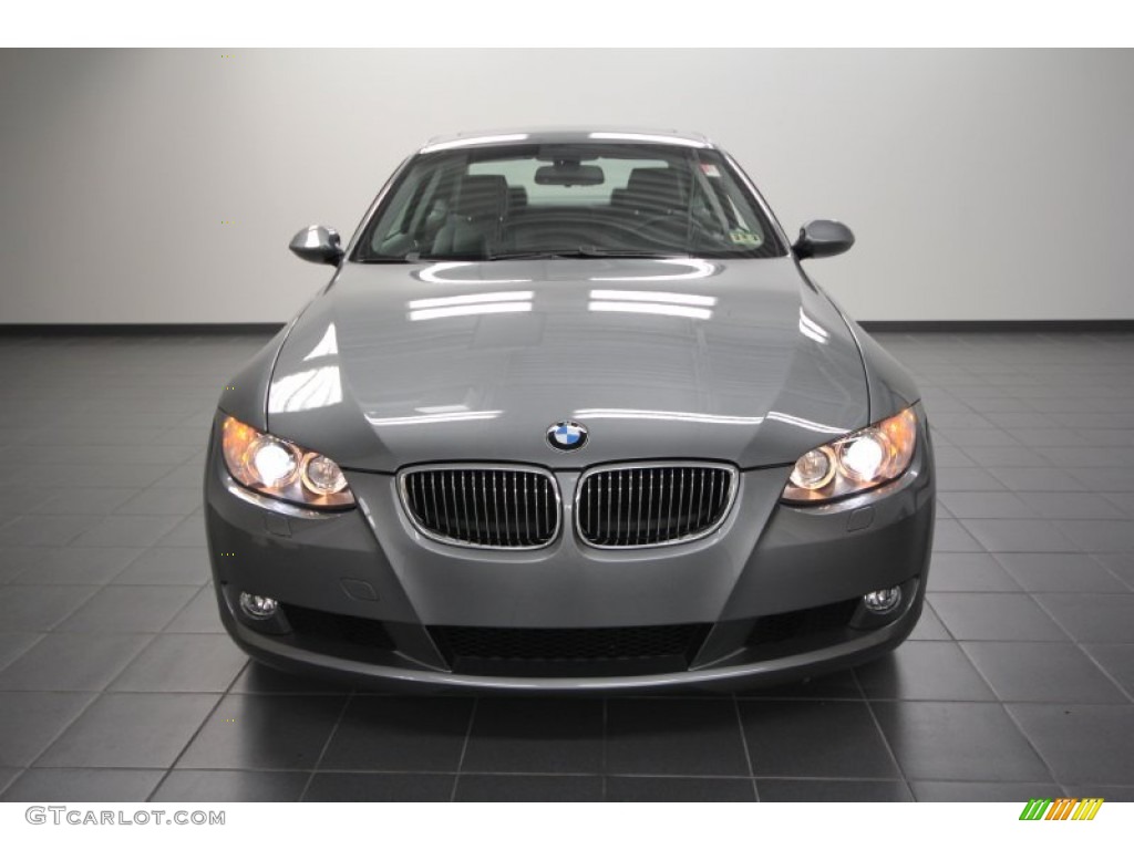 2009 3 Series 328i Coupe - Space Grey Metallic / Grey photo #6