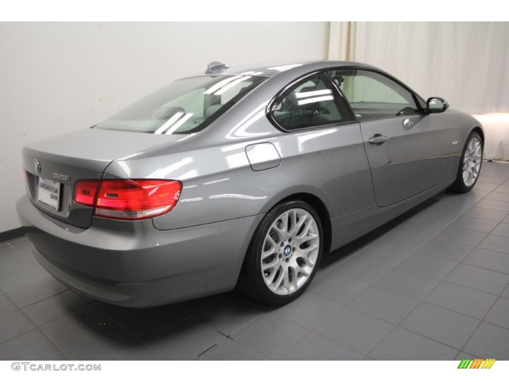 2009 3 Series 328i Coupe - Space Grey Metallic / Grey photo #12