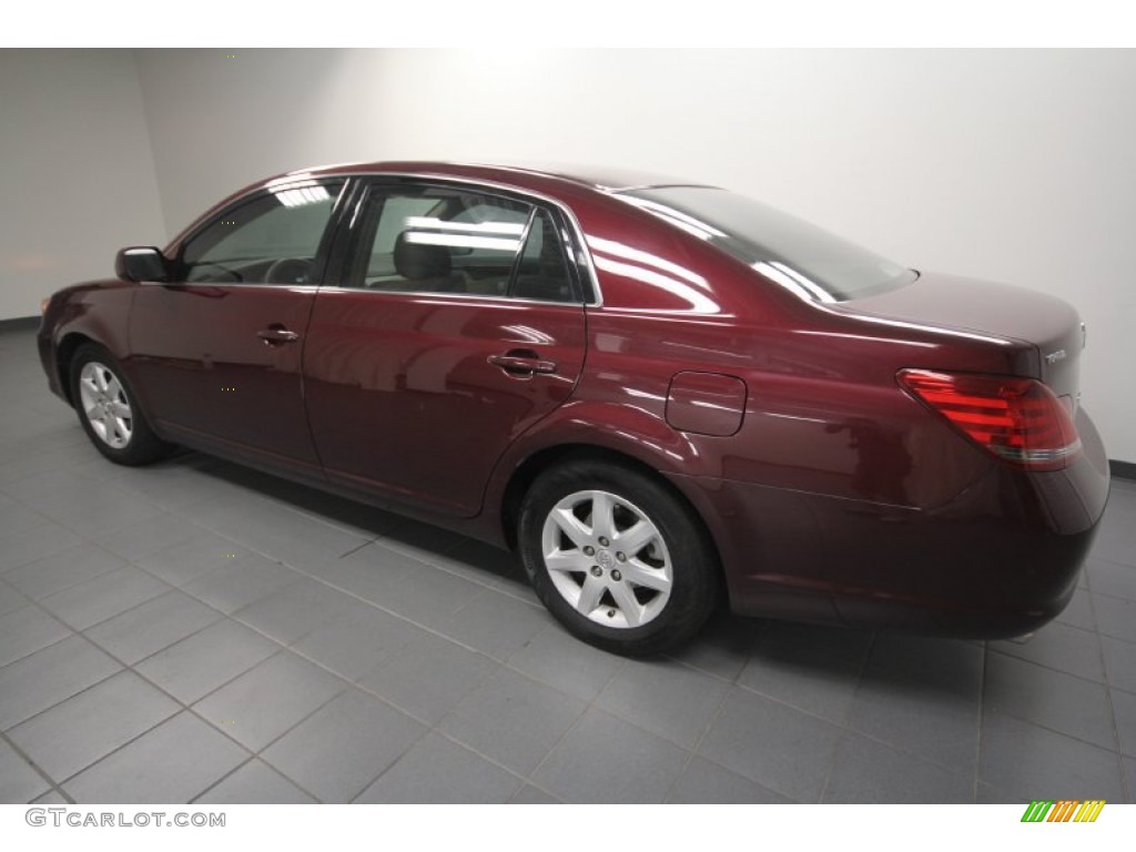 2008 Avalon XL - Cassis Red Pearl / Ivory Beige photo #5