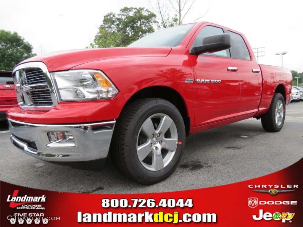 Flame Red Dodge Ram 1500