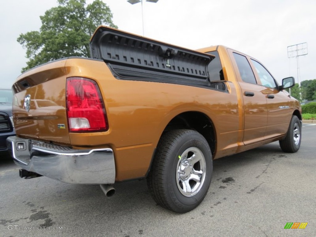 2012 Ram 1500 ST Quad Cab - Tequila Sunrise Pearl / Dark Slate Gray/Medium Graystone photo #3