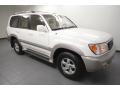 2002 Natural White Toyota Land Cruiser   photo #8