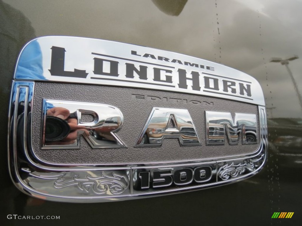 2012 Ram 1500 Laramie Longhorn Crew Cab - Sagebrush Pearl / Light Pebble Beige/Bark Brown photo #6