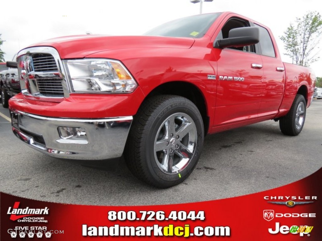 Flame Red Dodge Ram 1500