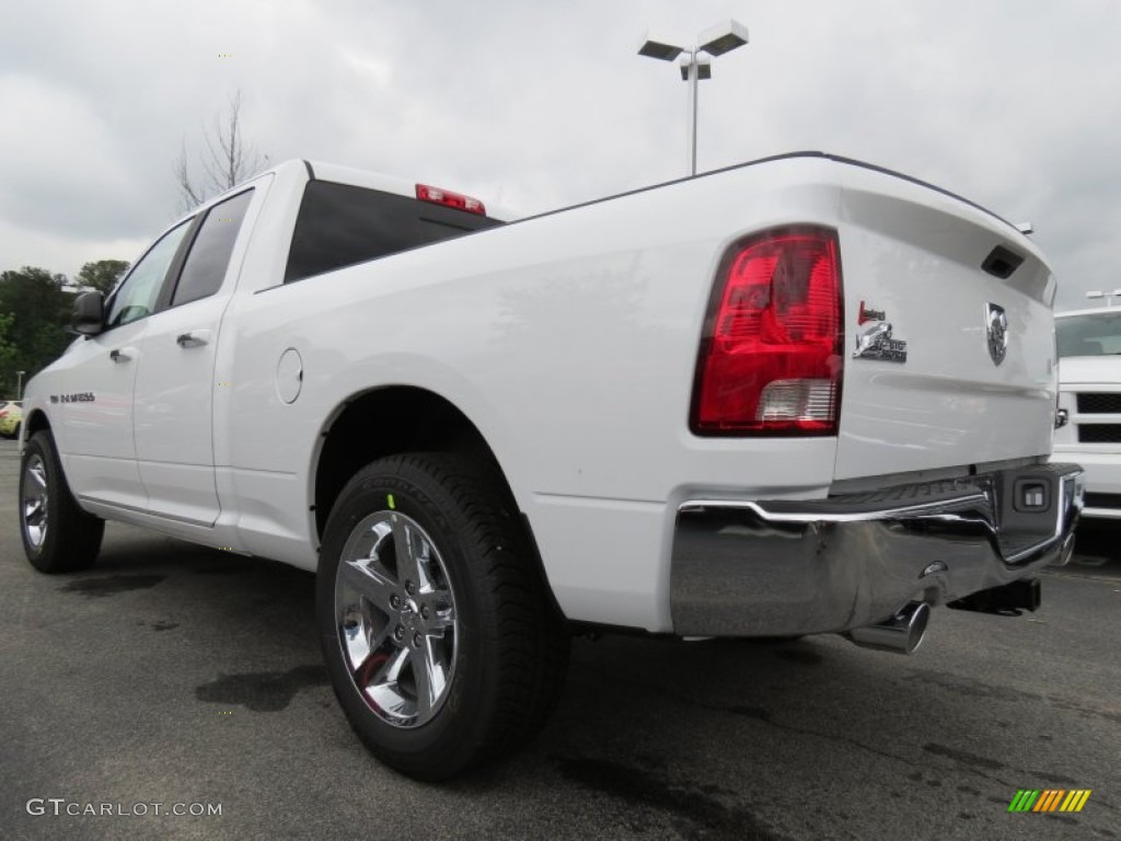 2012 Ram 1500 Big Horn Quad Cab - Bright White / Dark Slate Gray/Medium Graystone photo #2