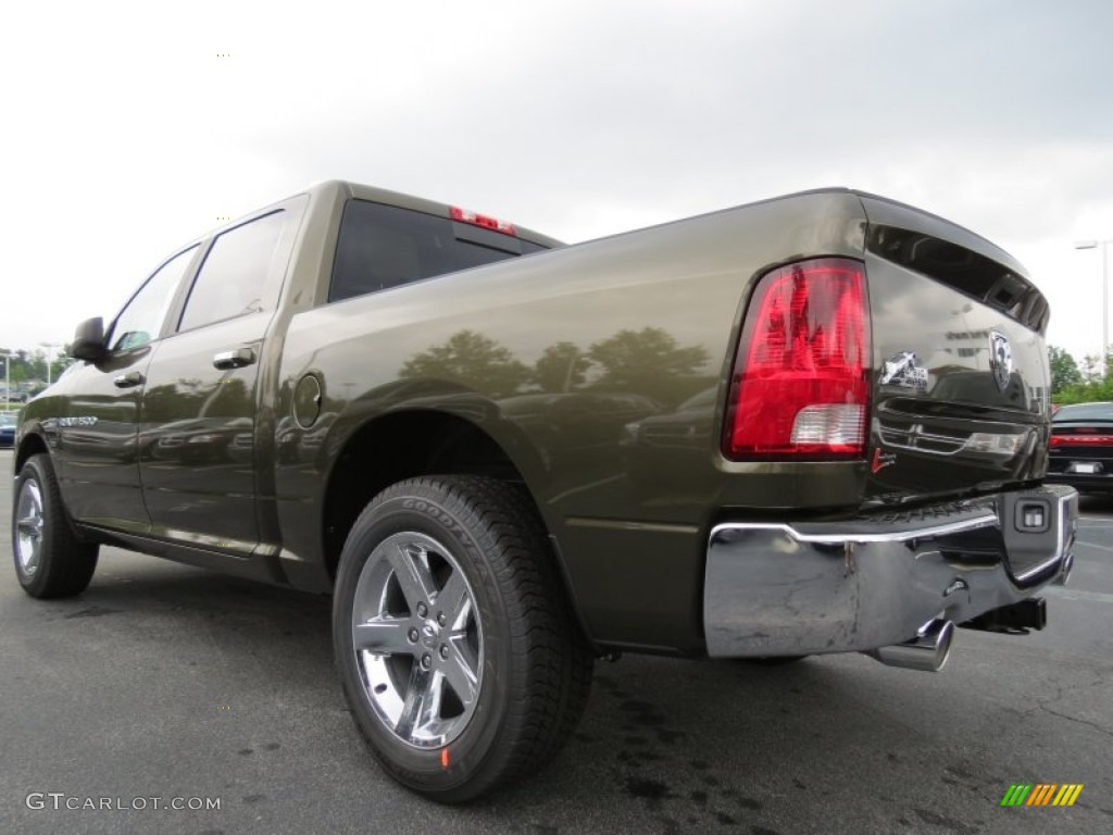 2012 Ram 1500 Big Horn Crew Cab - Sagebrush Pearl / Light Pebble Beige/Bark Brown photo #2