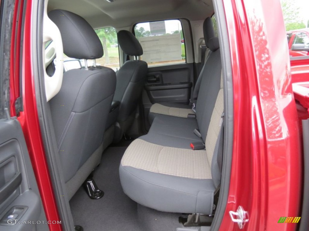 2012 Ram 1500 Express Quad Cab - Deep Cherry Red Crystal Pearl / Dark Slate Gray/Medium Graystone photo #8