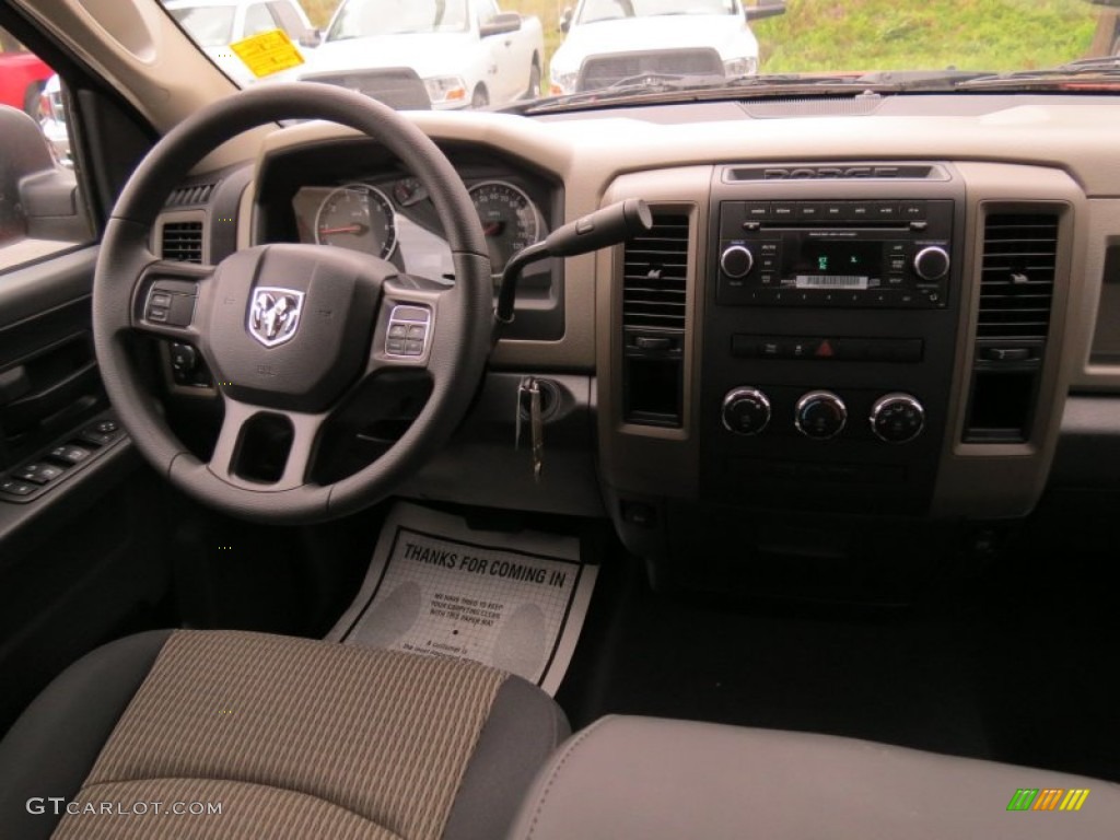 2012 Ram 1500 Express Quad Cab - Deep Cherry Red Crystal Pearl / Dark Slate Gray/Medium Graystone photo #10