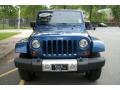 2010 Deep Water Blue Pearl Jeep Wrangler Unlimited Sahara 4x4  photo #3