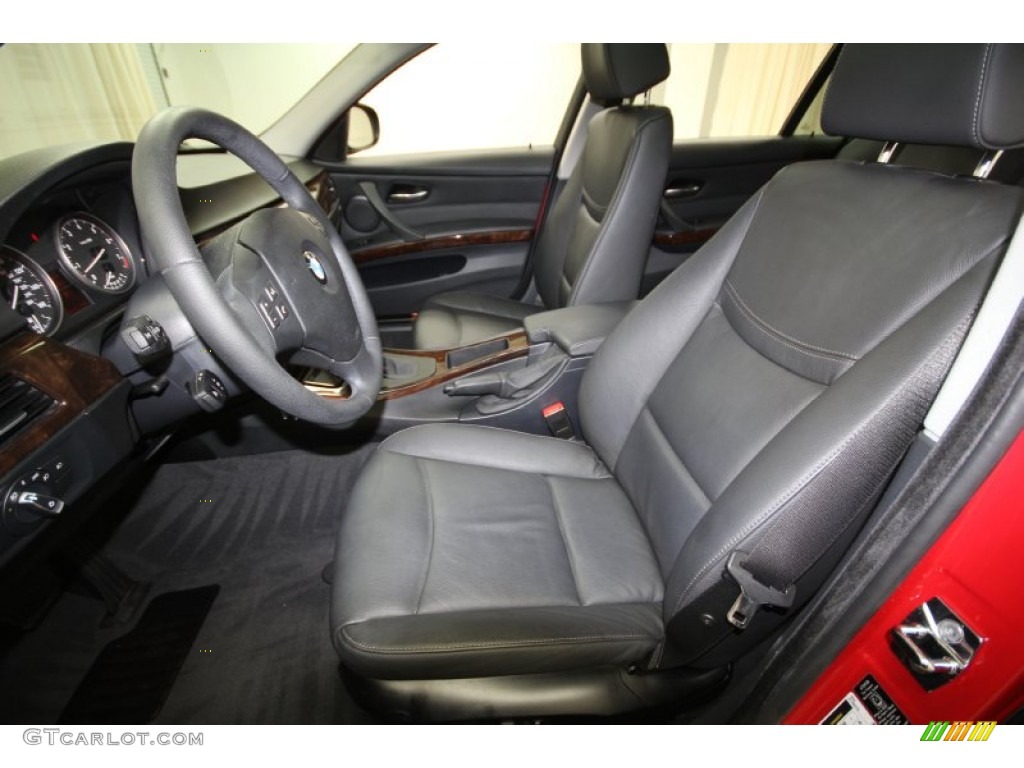 2009 3 Series 328i Sedan - Crimson Red / Black photo #3
