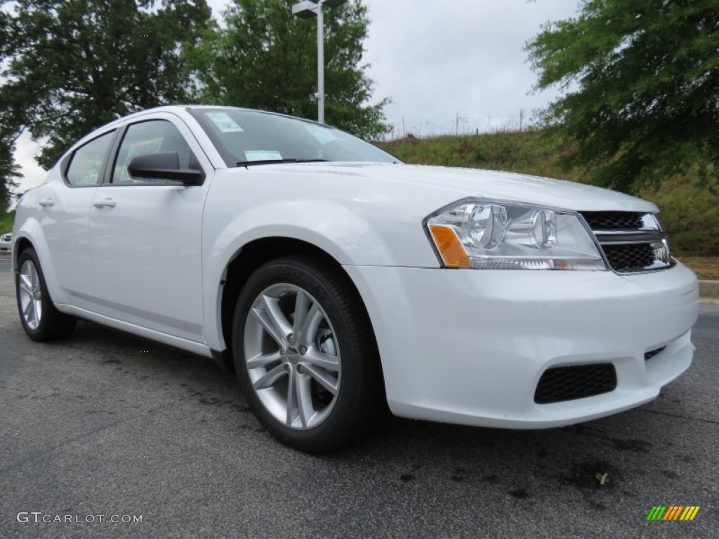 Bright White 2012 Dodge Avenger SE V6 Exterior Photo #64826257