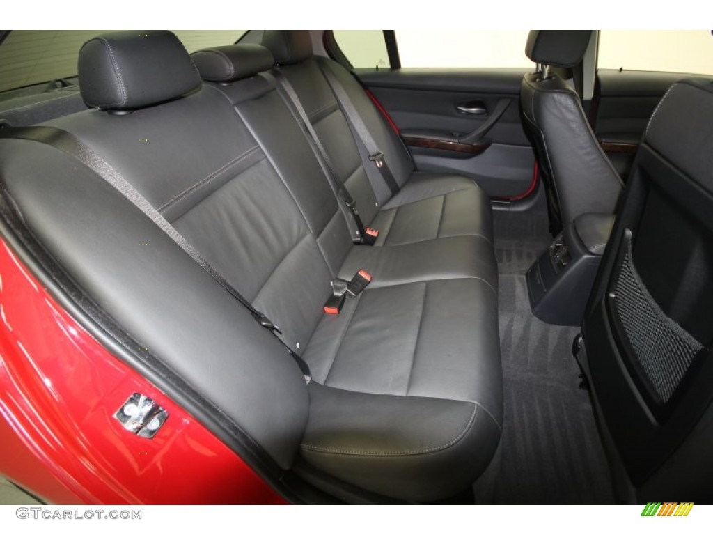 2009 3 Series 328i Sedan - Crimson Red / Black photo #35