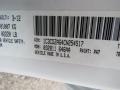  2012 Avenger SE V6 Bright White Color Code PW7