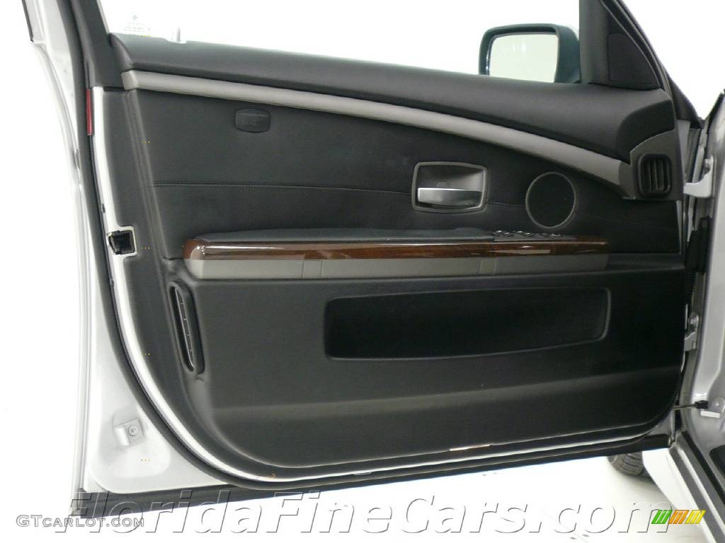 2005 7 Series 745i Sedan - Titanium Silver Metallic / Black/Black photo #9