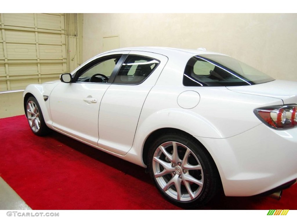 2009 RX-8 Touring - Crystal White Pearl / Black photo #4