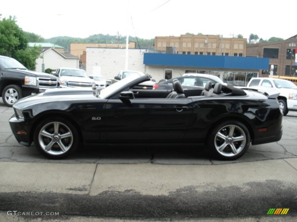 2011 Mustang GT Premium Convertible - Ebony Black / Charcoal Black photo #4