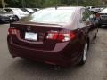 2010 Basque Red Pearl Acura TSX Sedan  photo #8