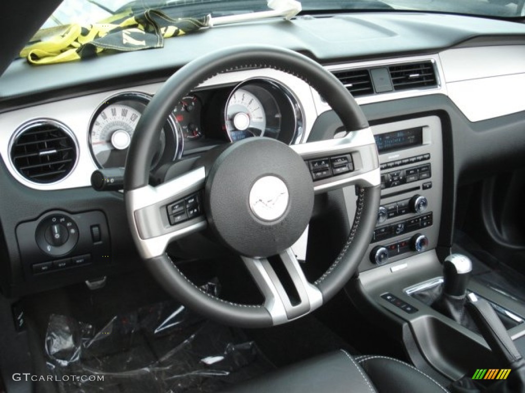 2011 Mustang GT Premium Convertible - Ebony Black / Charcoal Black photo #7
