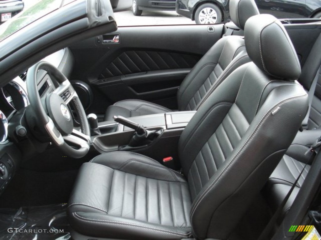 2011 Mustang GT Premium Convertible - Ebony Black / Charcoal Black photo #8