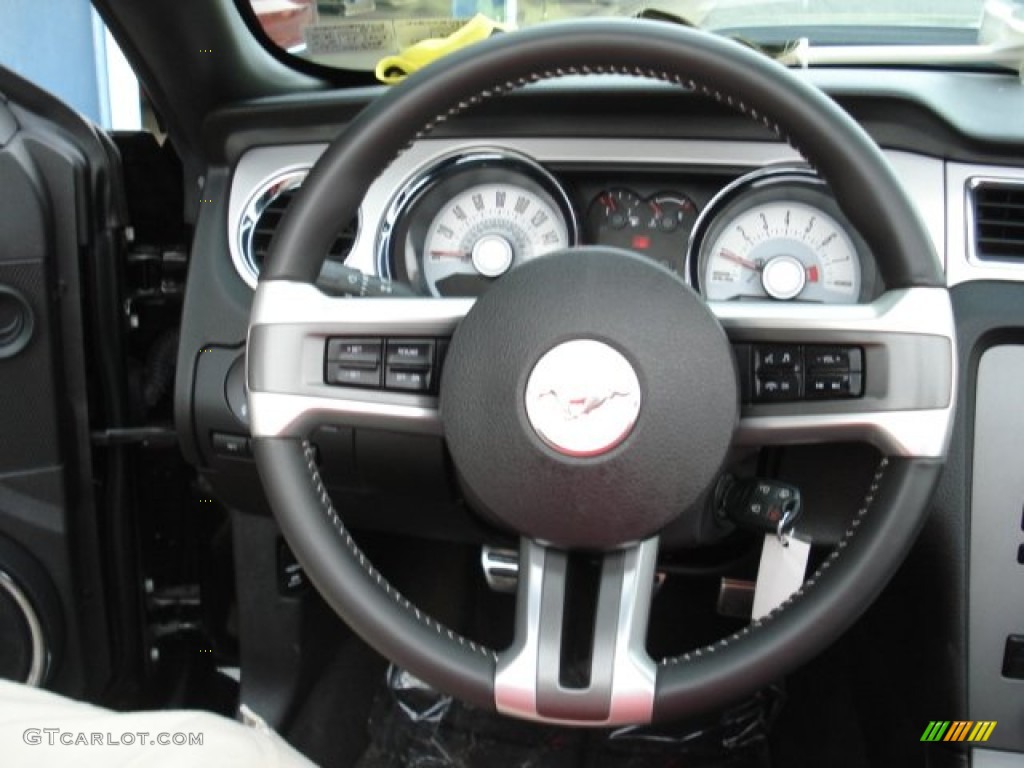 2011 Mustang GT Premium Convertible - Ebony Black / Charcoal Black photo #20
