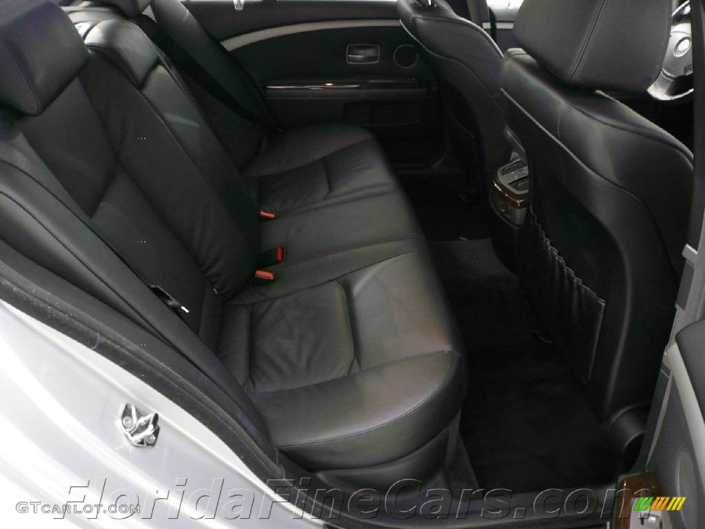 2005 7 Series 745i Sedan - Titanium Silver Metallic / Black/Black photo #14