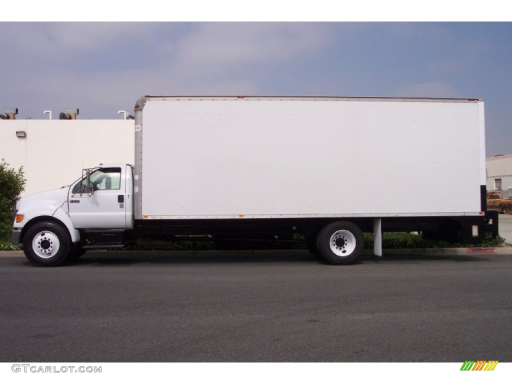 Oxford White 2006 Ford F650 Super Duty XLT Regular Cab Moving Truck Exterior Photo #64830047