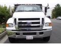 Oxford White - F650 Super Duty XLT Regular Cab Stake Truck Photo No. 4