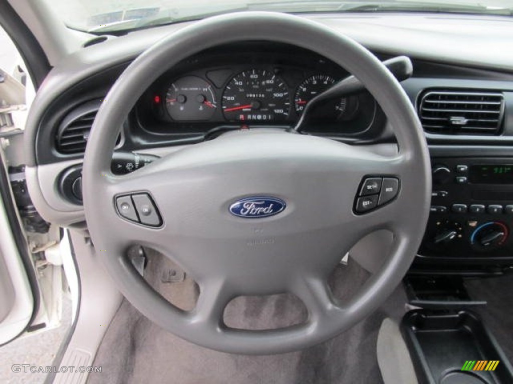 2001 Ford Taurus SE Wagon Medium Graphite Steering Wheel Photo #64830577