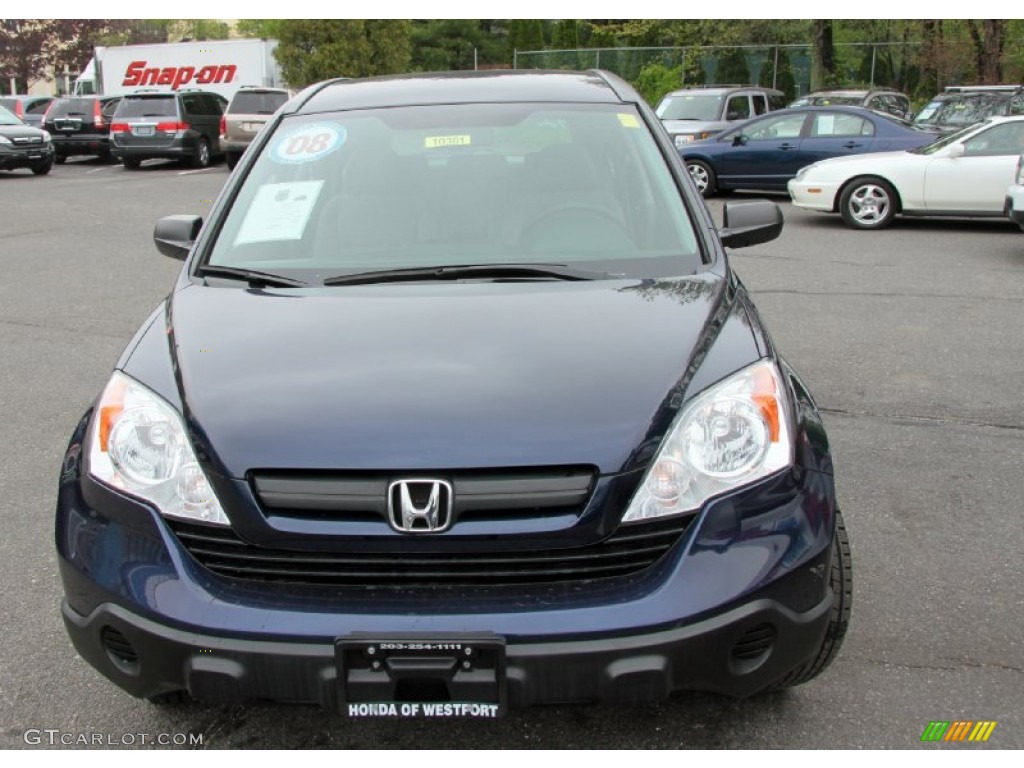 2008 CR-V LX 4WD - Royal Blue Pearl / Gray photo #2