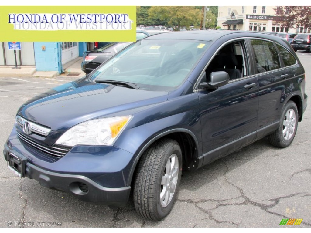 2008 CR-V EX 4WD - Royal Blue Pearl / Black photo #1