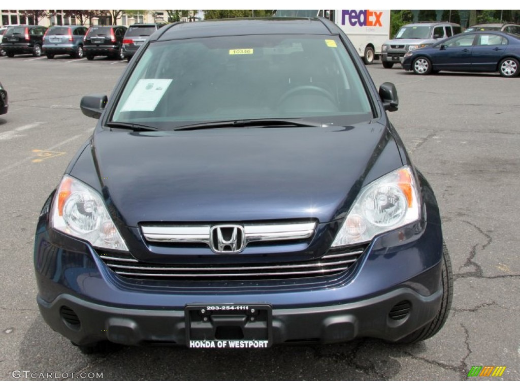 2008 CR-V EX 4WD - Royal Blue Pearl / Black photo #2