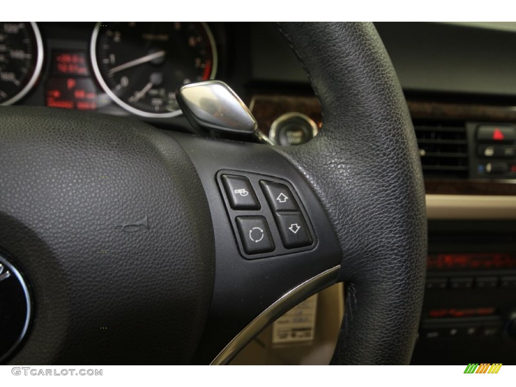 2009 3 Series 335i Coupe - Black Sapphire Metallic / Cream Beige Dakota Leather photo #19