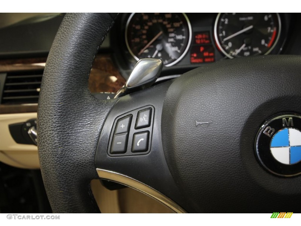 2009 3 Series 335i Coupe - Black Sapphire Metallic / Cream Beige Dakota Leather photo #20