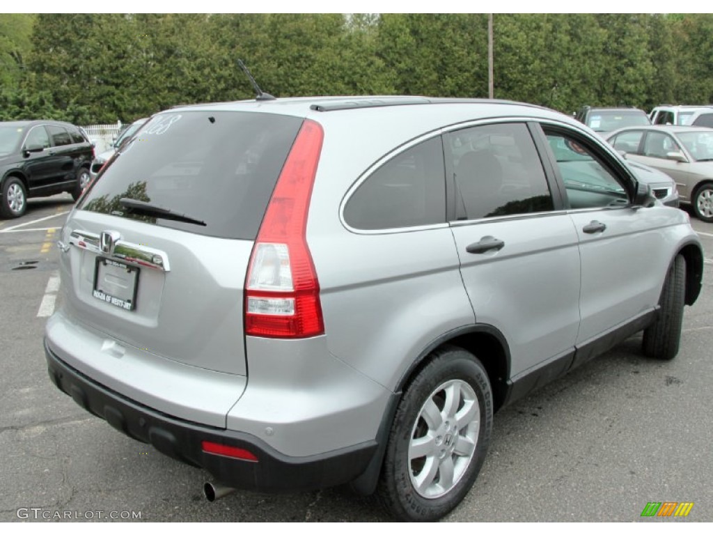 2009 CR-V EX 4WD - Alabaster Silver Metallic / Black photo #6