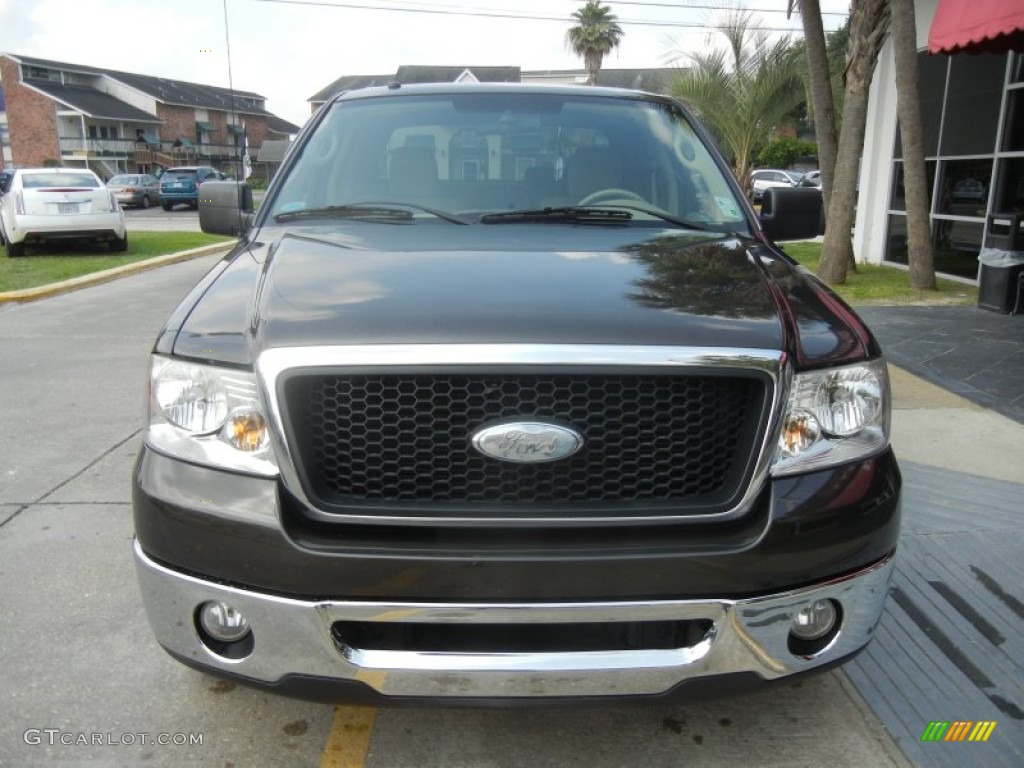 2006 F150 XLT SuperCrew - Dark Stone Metallic / Tan photo #2