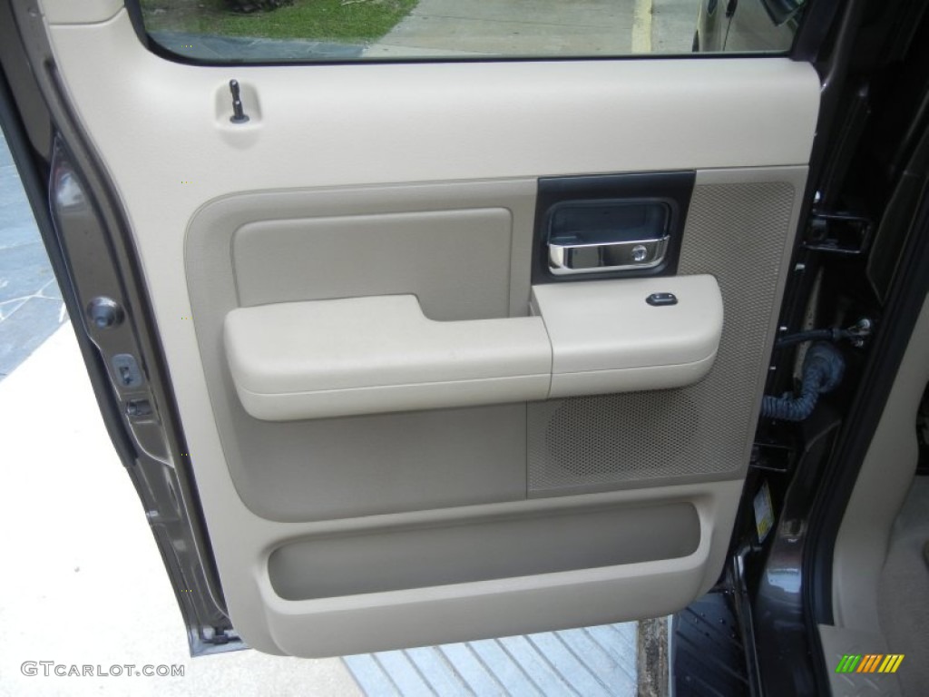 2006 F150 XLT SuperCrew - Dark Stone Metallic / Tan photo #11