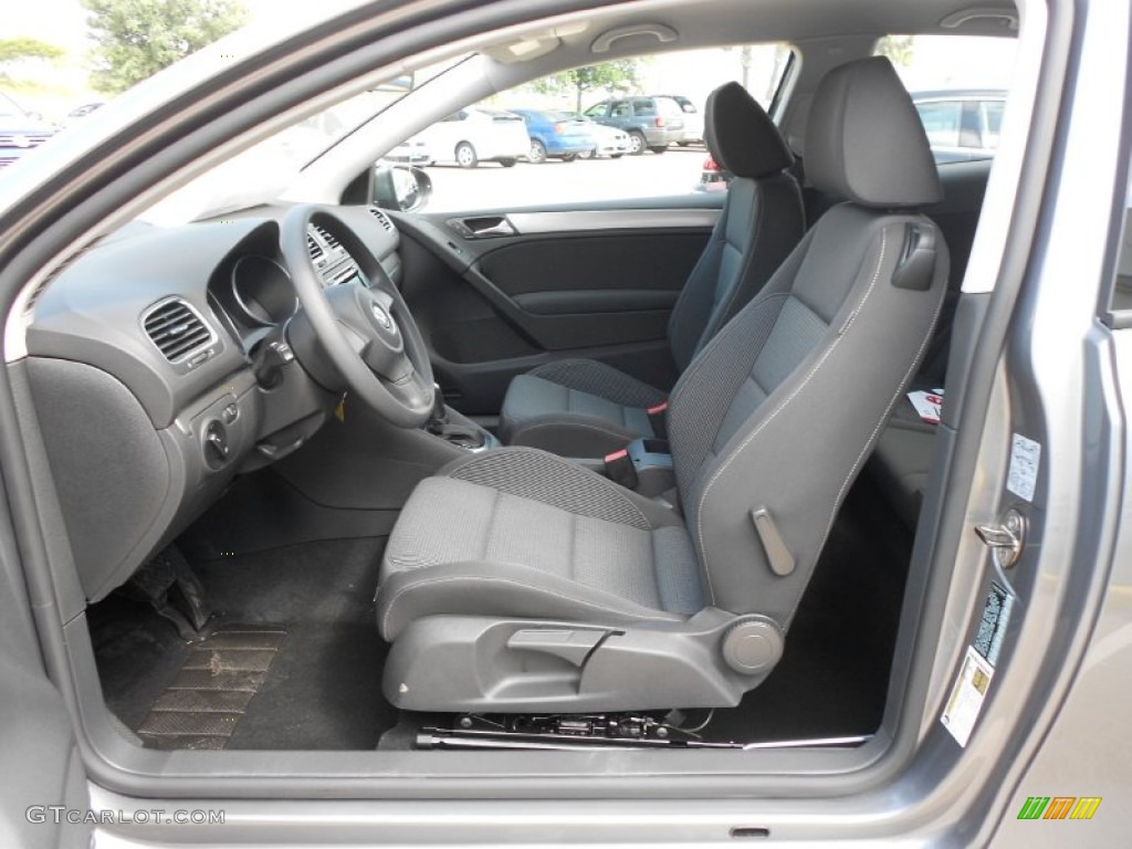 Titan Black Interior 2012 Volkswagen Golf 2 Door Photo #64834507