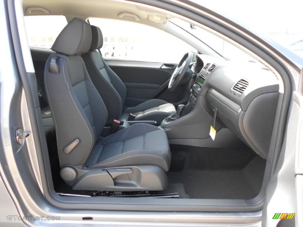 Titan Black Interior 2012 Volkswagen Golf 2 Door Photo #64834525