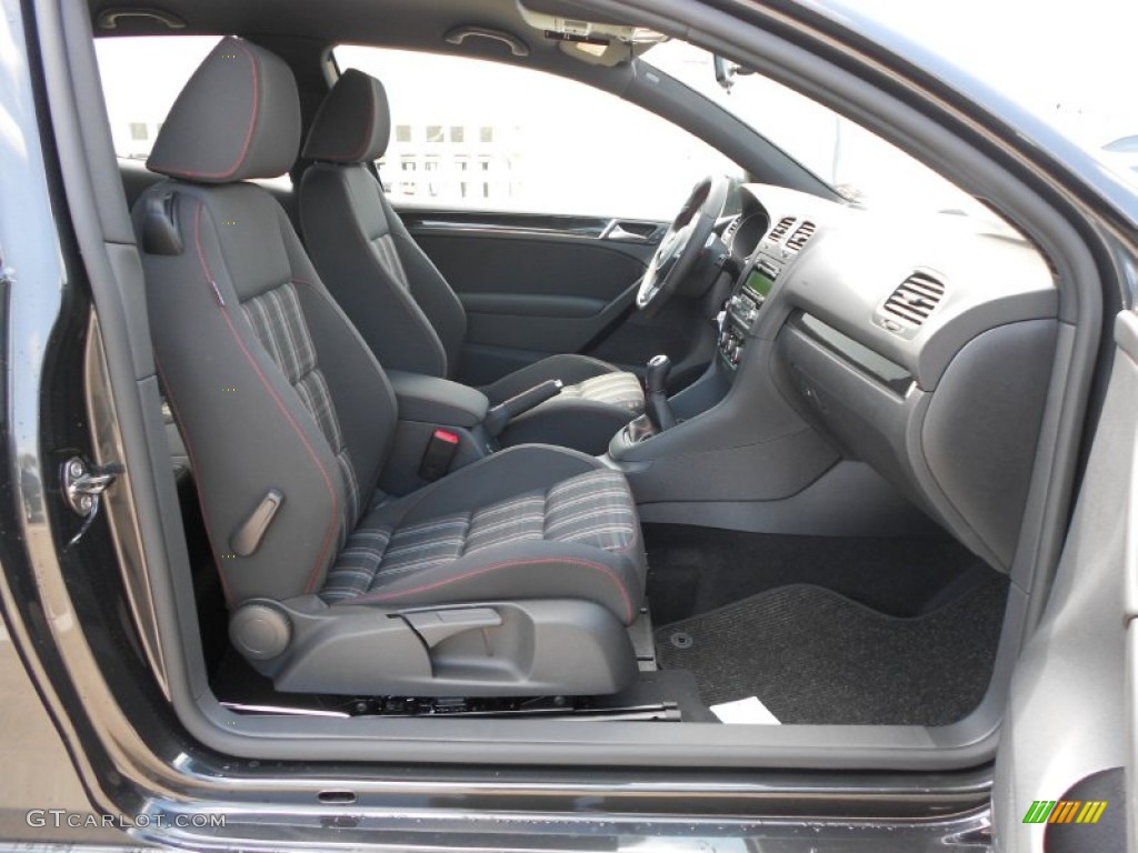 Interlagos Plaid Cloth Interior 2012 Volkswagen GTI 2 Door Photo #64834687