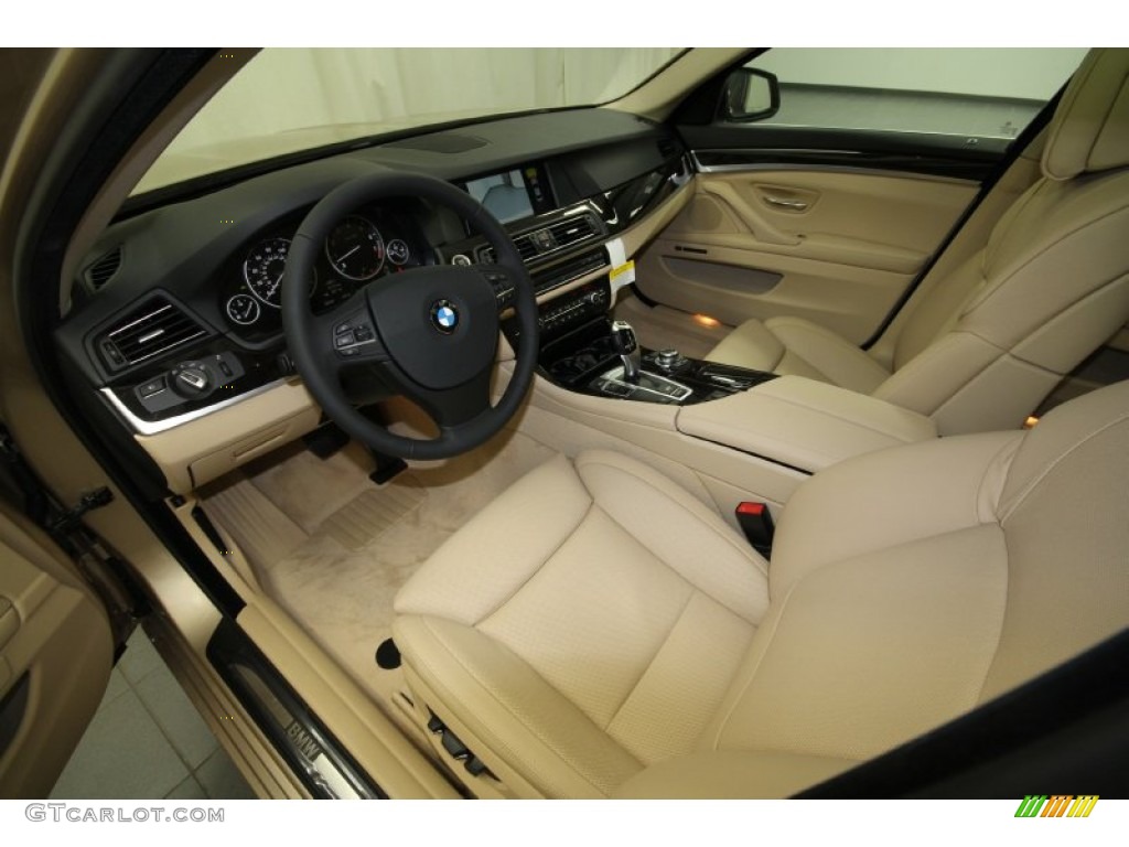 2012 5 Series 535i Sedan - Milano Beige Metallic / Venetian Beige photo #11