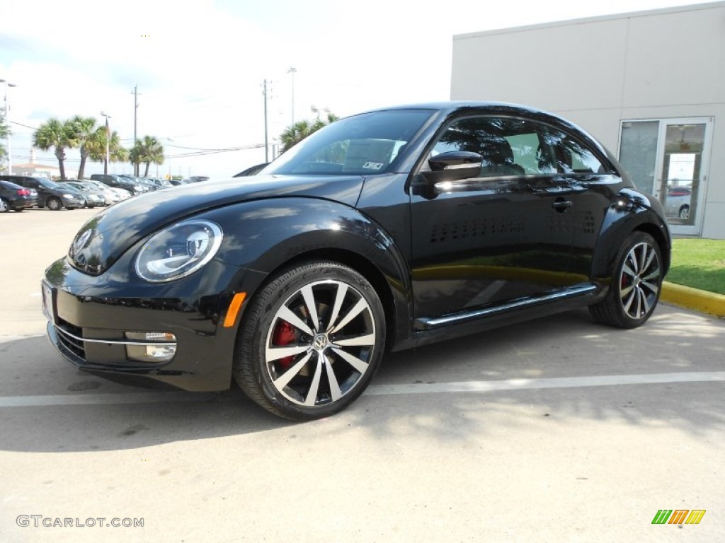 Deep Black Pearl Metallic 2012 Volkswagen Beetle Turbo Exterior Photo #64835992