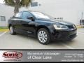 Black - Jetta SE Sedan Photo No. 1
